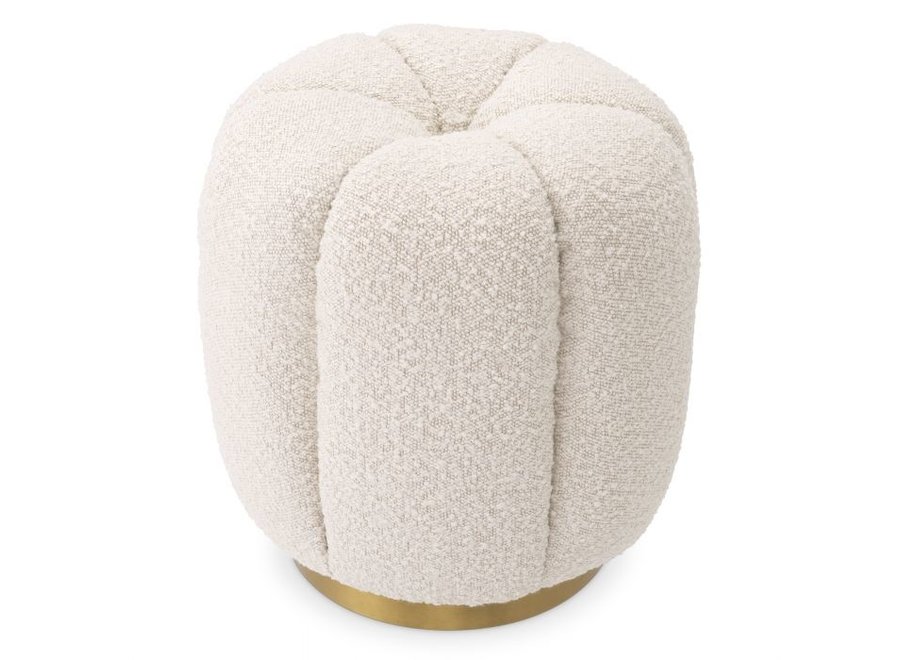 Tabouret 'Orchanic' - Bouclé cream