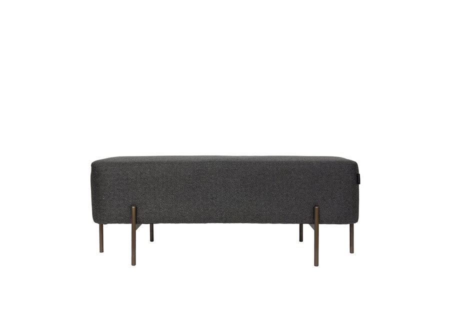 Bed bench 'Elephant' - Gusto Fabric Brown