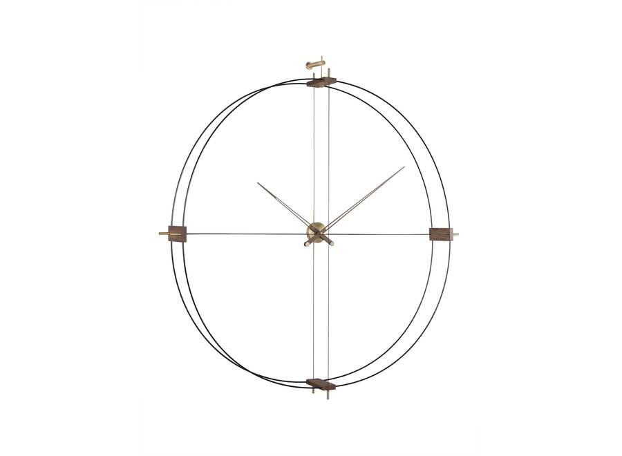 Design clock 'Delmori Gold'