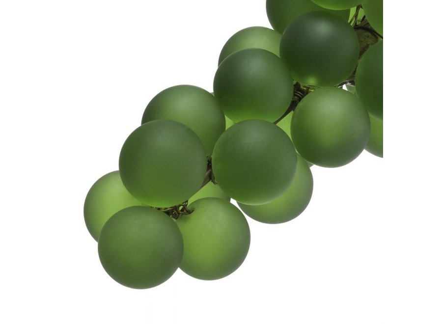 Decoration object 'French Grapes' - Green