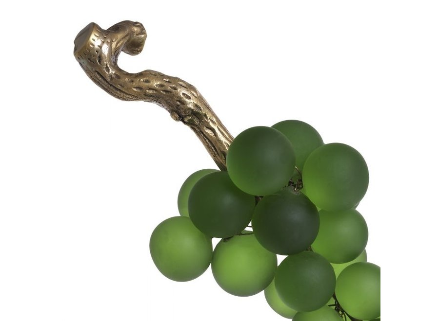 Decoration object 'French Grapes' - Green