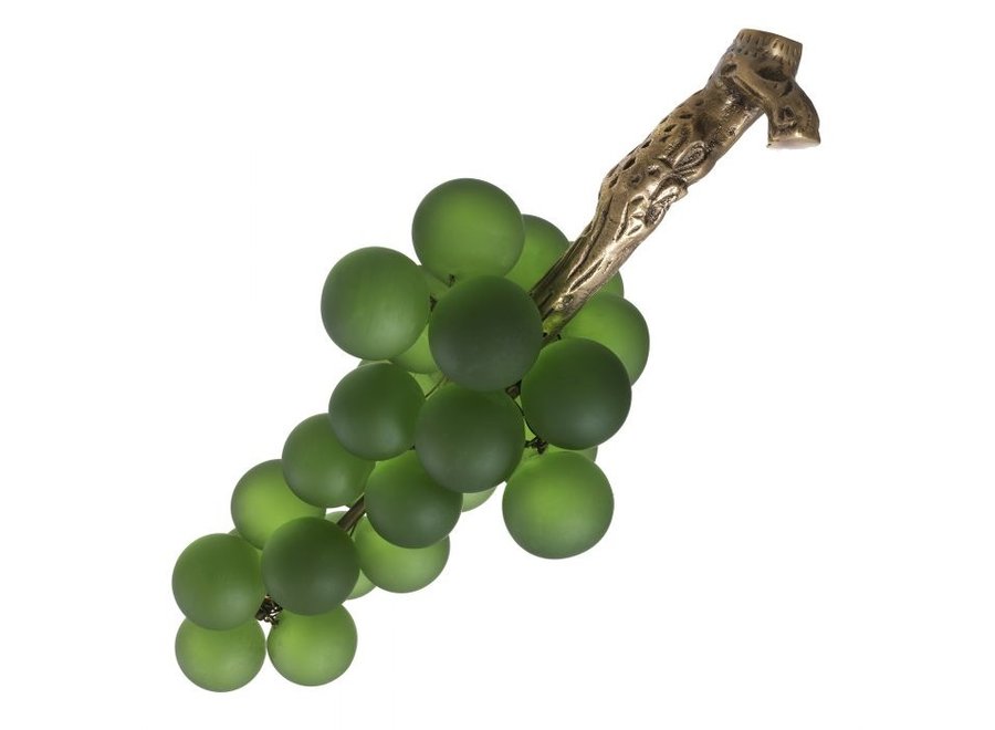 Decoration object 'French Grapes' - Green