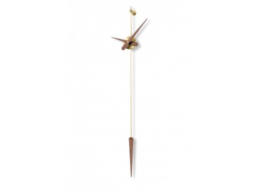 Pendulum clock 'Punto Y Coma Gold n'