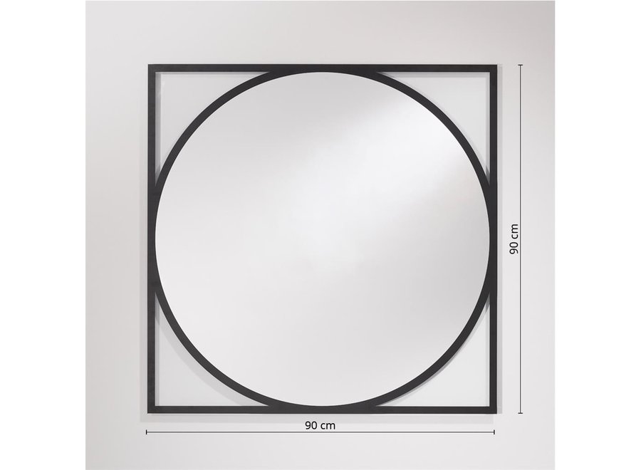 Miroir 'Circo' 90 x 90 cm