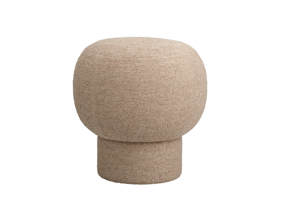 Hocker 'Champagner' Barnum Bouclé 04