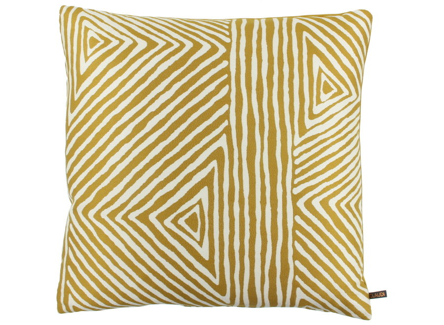 Coussin décoratif Zelmira Mustard