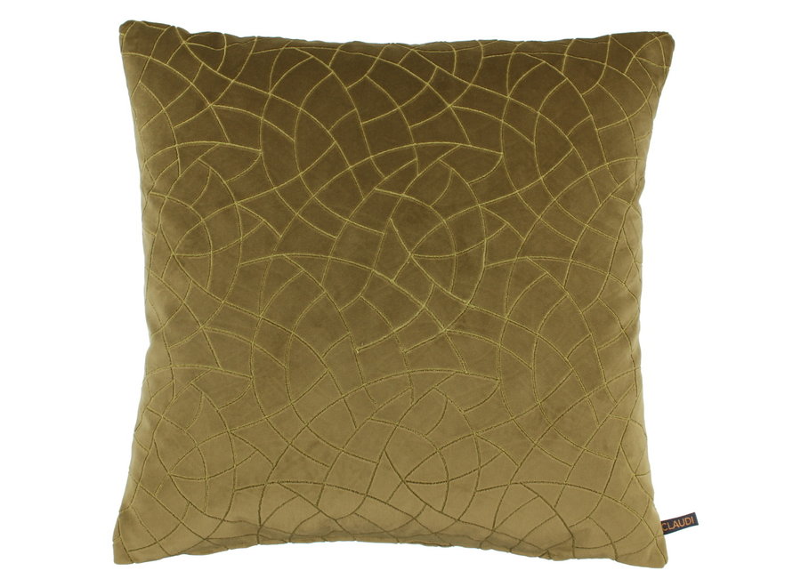 Decorative pillow Tiberio Dark Gold