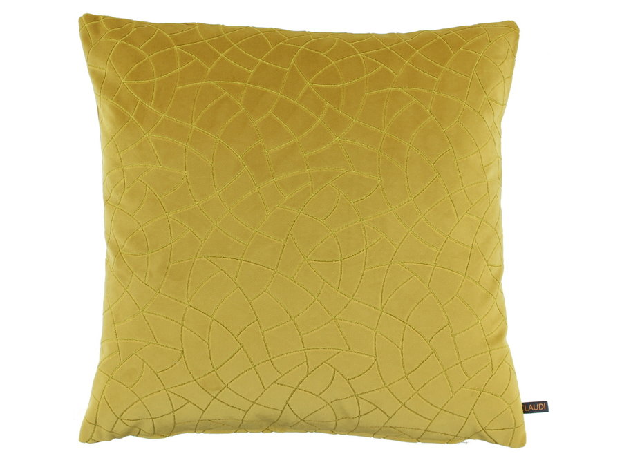 Decorative pillow Tiberio Mustard