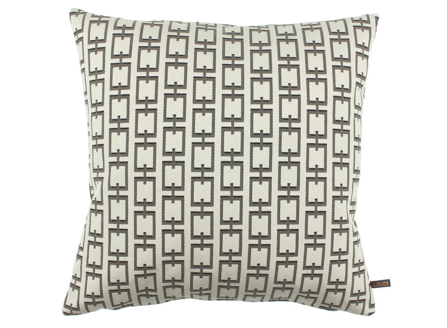 Coussin décoratif Shae Dark Taupe