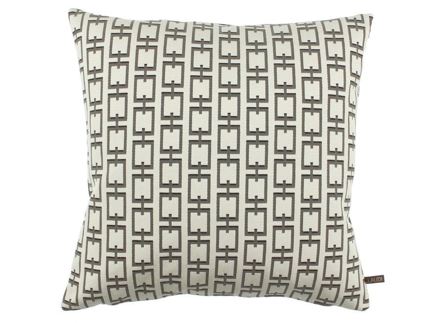 Decorative pillow Shae Dark Taupe