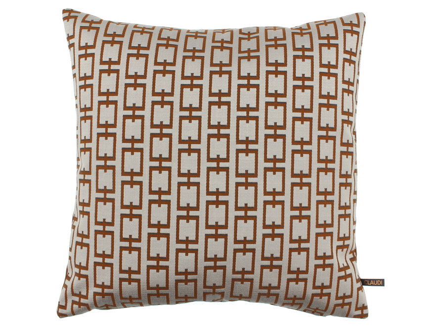 Coussin décoratif Shae Rust