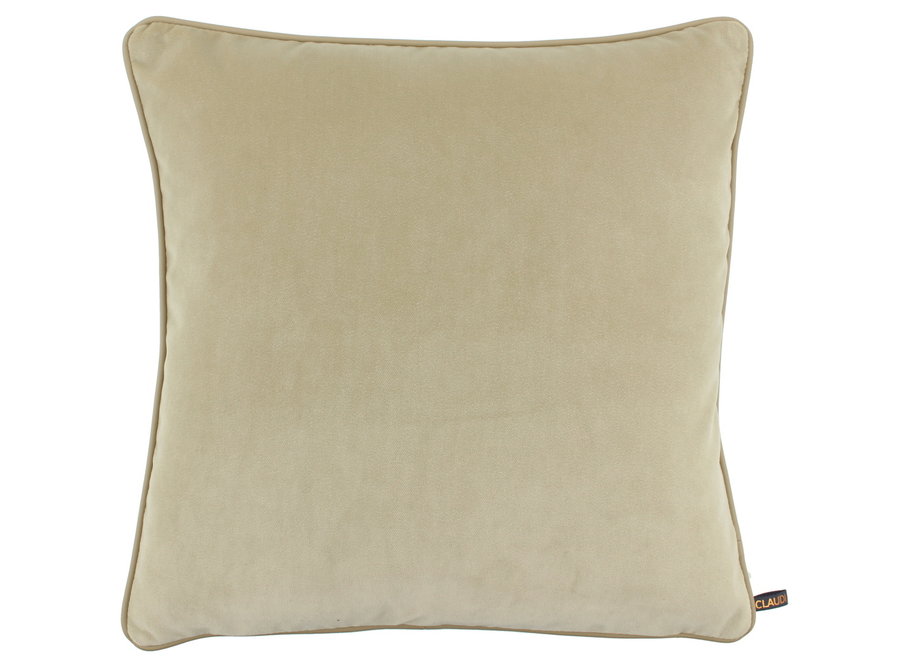 Coussin décoratif Rosana Sand + Piping Laser