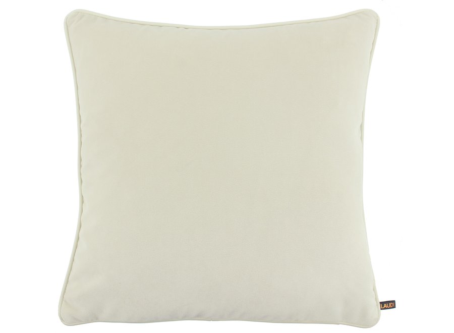 Coussin décoratif Off White + Piping Laser