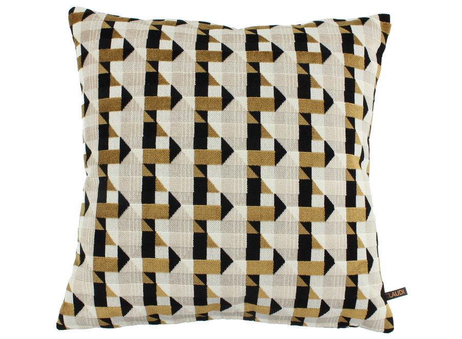 Coussin décoratif Pilaccio Black/White/Gold