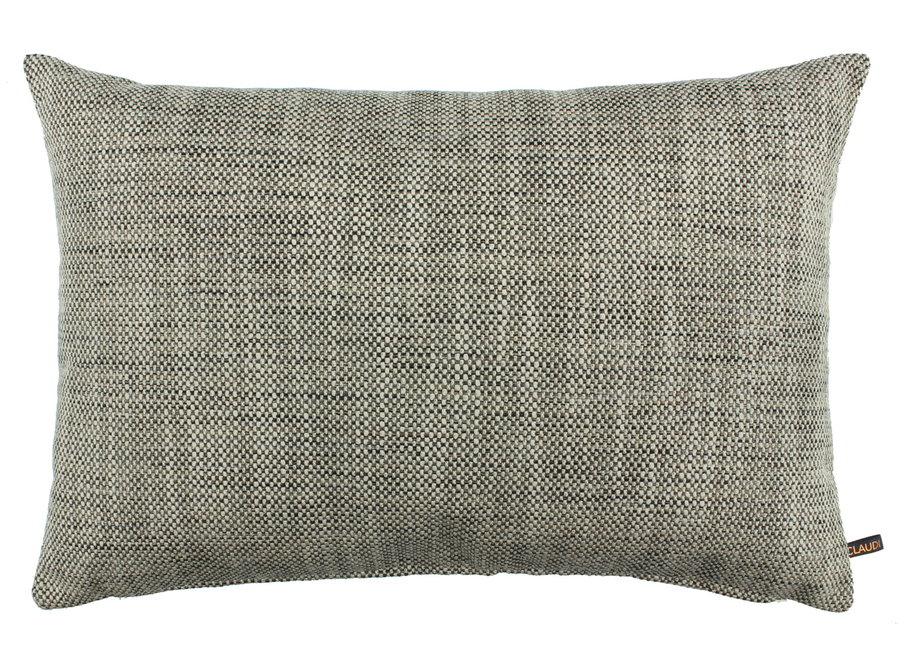 Coussin décoratif Ossie Black/Sand