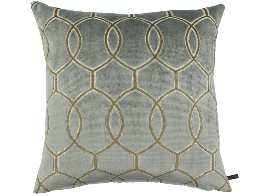 Decorative pillow Mikael Iced Blue