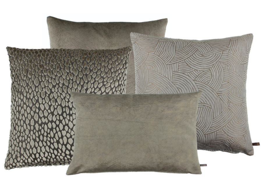 Cushion combination Brown: Perla, Speranza, Bramana & Hagir