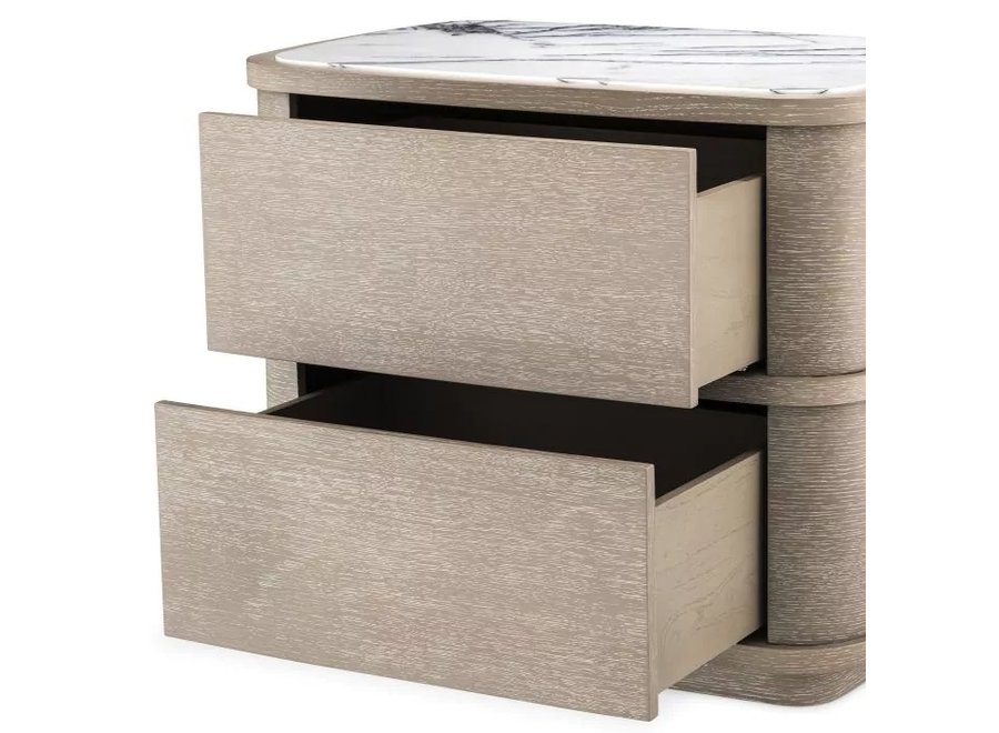 Bedside Table 'Cabana' - Washed oak
