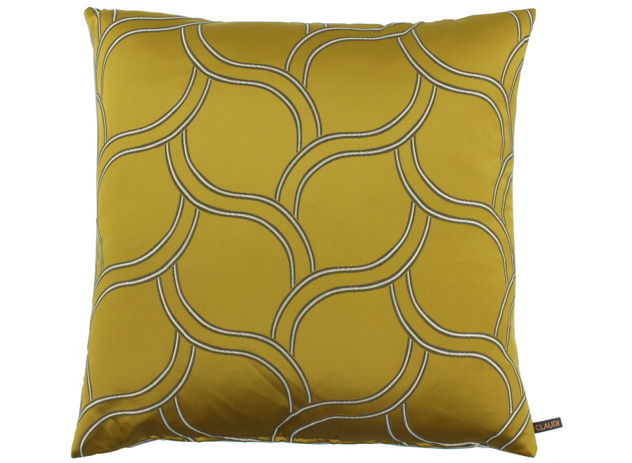 Decorative pillow Fontana Mustard