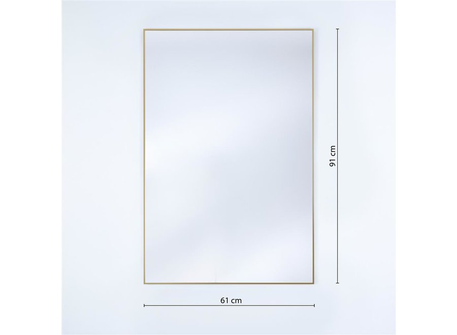 Miroir 'Lucka' - Gold - S - Rectangulaire