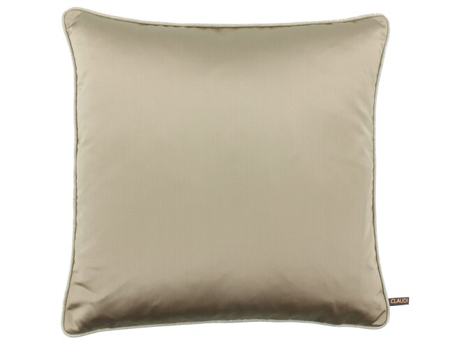 Coussin Dafne Dark Sand + Piping Foil Sand