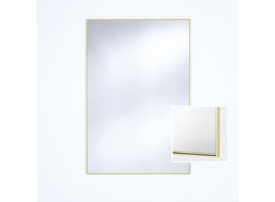 Miroir 'Lucka' Gold Small Rectangulaire  80 x 120 cm