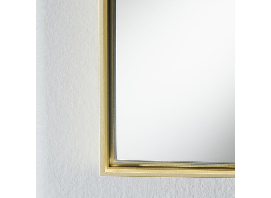 Spiegel 'Lucka' Gold Klein Rechteckig  80 x 120 cm