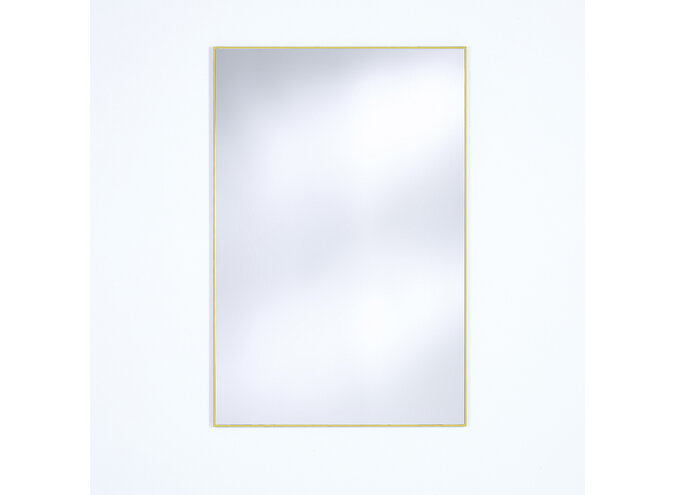 Miroir 'Lucka' Gold Rectangulaire