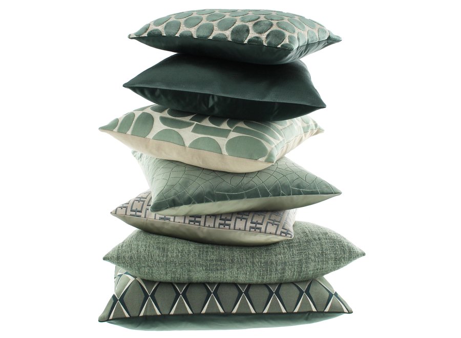 Decorative pillow Fineas Dark Mint