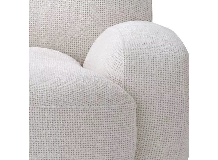 Swivel armchair 'Udine' - Lyssa off-white