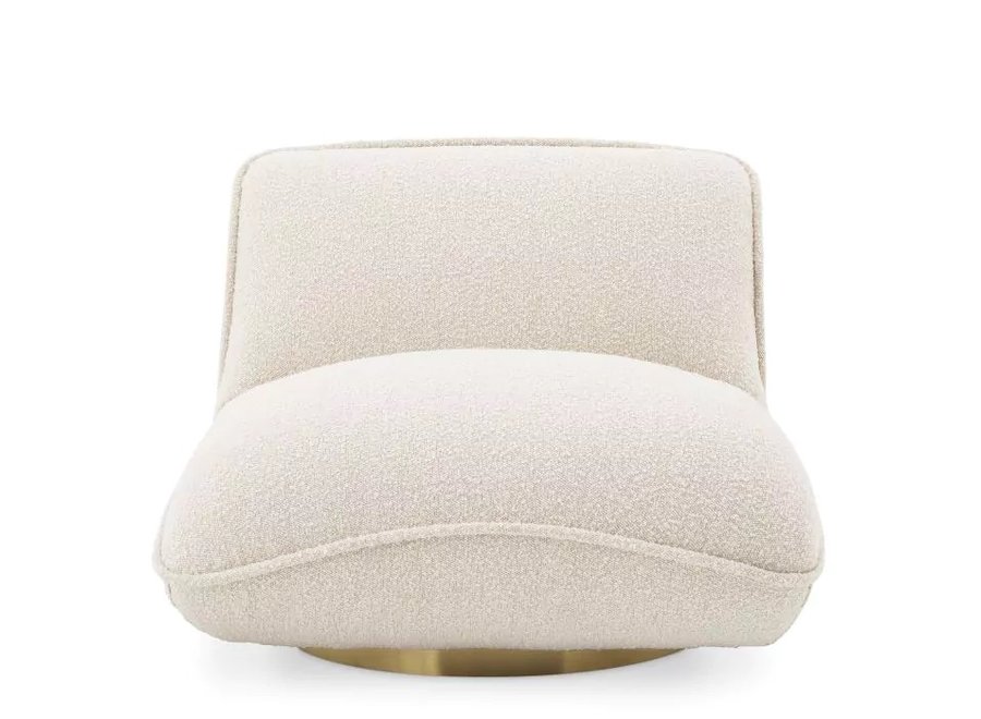 Chaise pivotante 'Relax' - Bouclé cream