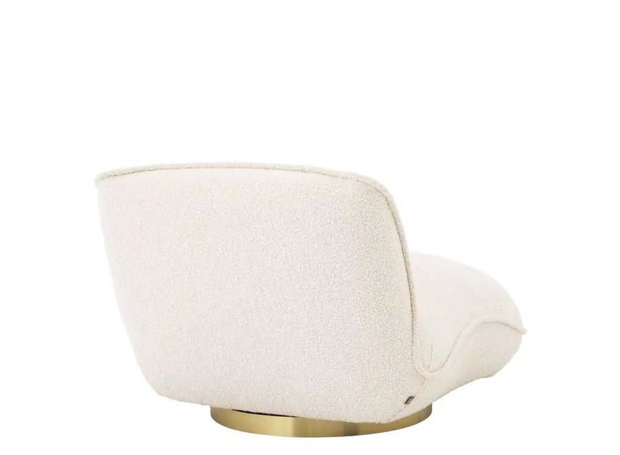 Chaise pivotante 'Relax' - Bouclé cream