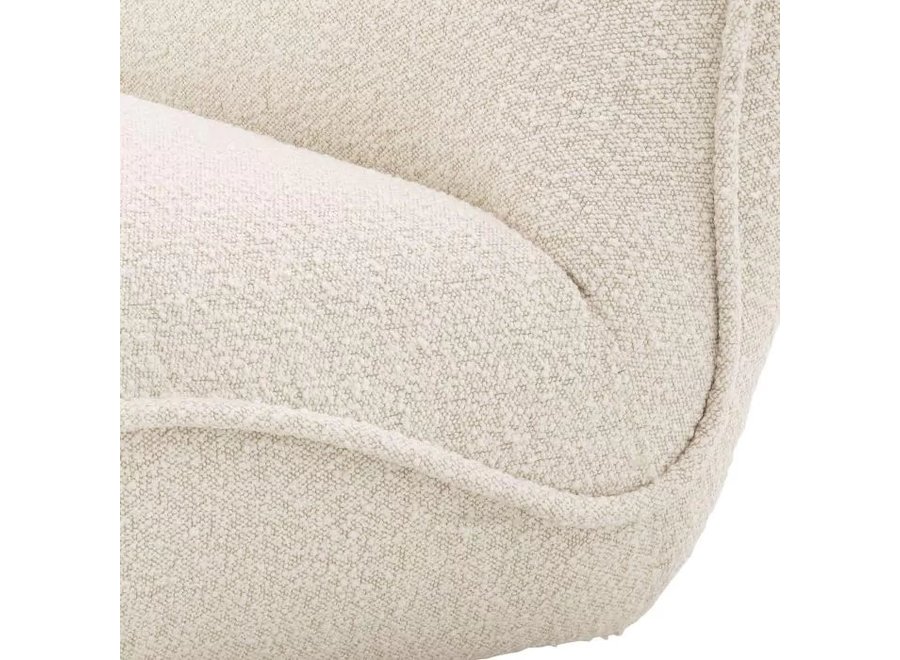 Drehsessel 'Relax'- Bouclé cream