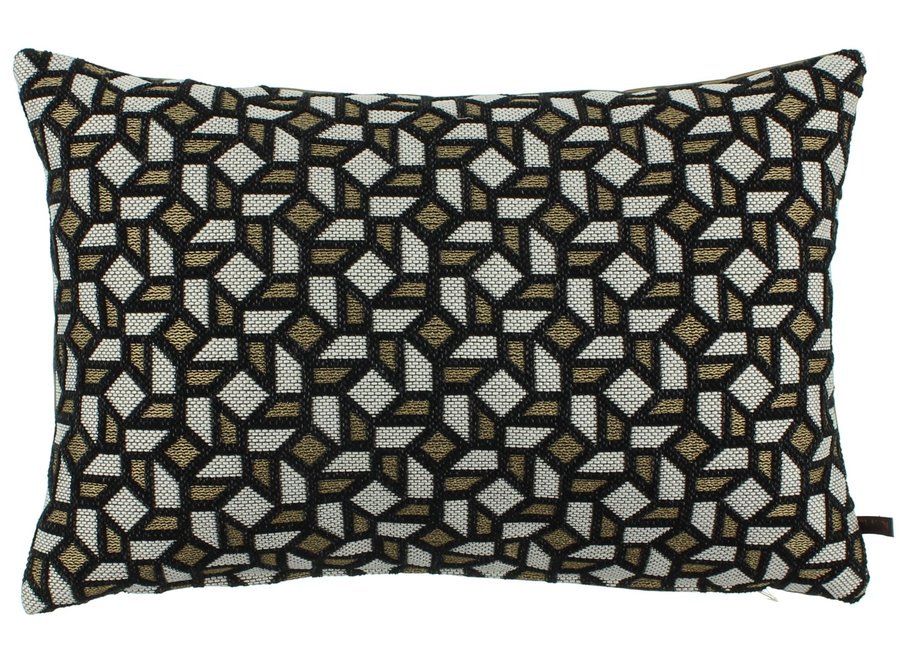 Decorative pillow Gravia Black/Gold