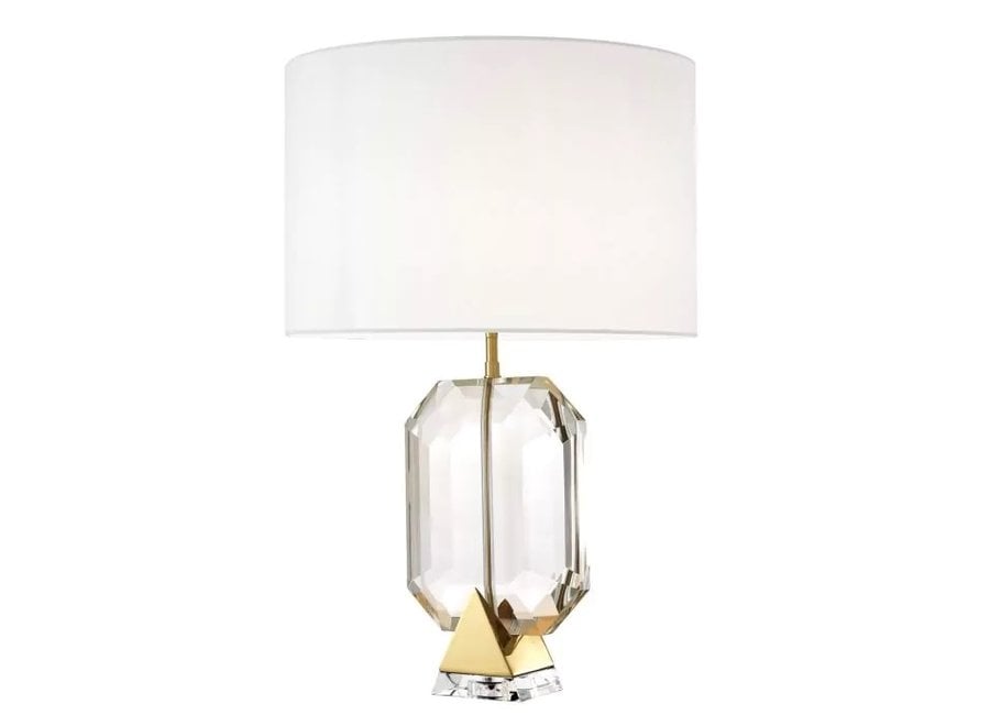 Tischlampe Emerald - Gold