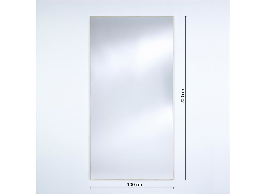 Miroir 'Lucka' Gold XXL 100 x 200 cm