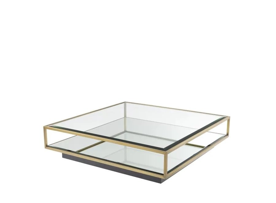 Coffee Table 'Tortona' - Brass