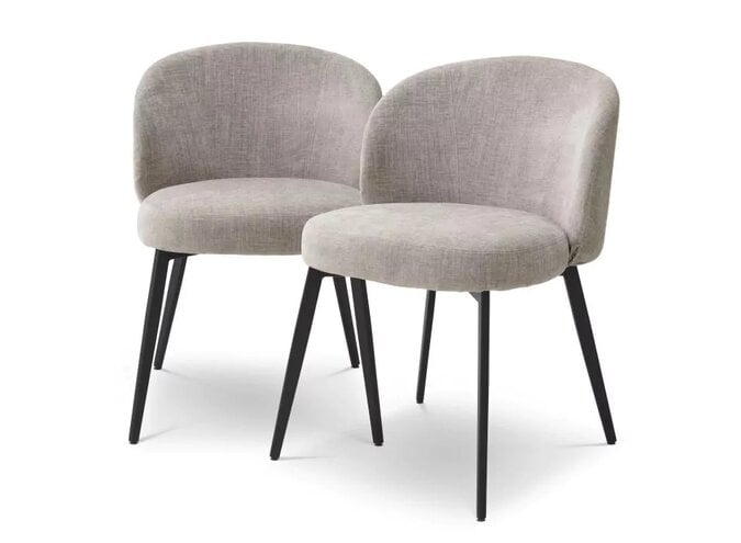 Dining chair Lloyd set of 2 - Sisley grey