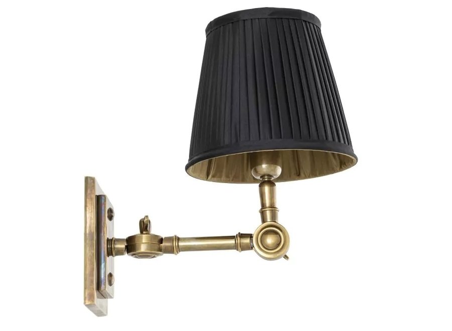 Wall lamp 'Wentworth'  - Single - Brass