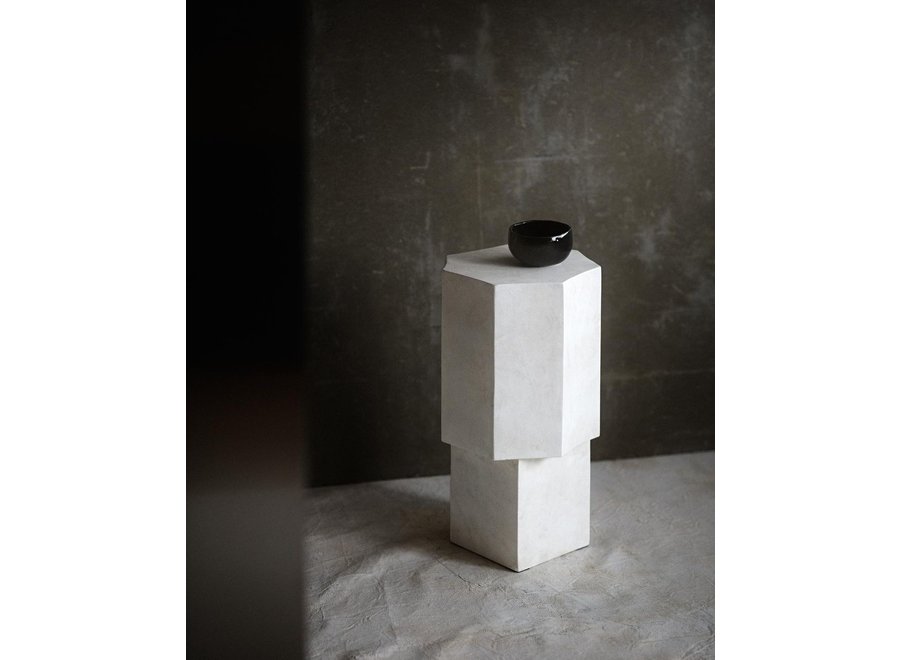 Side table 'Quartz' - Chalk