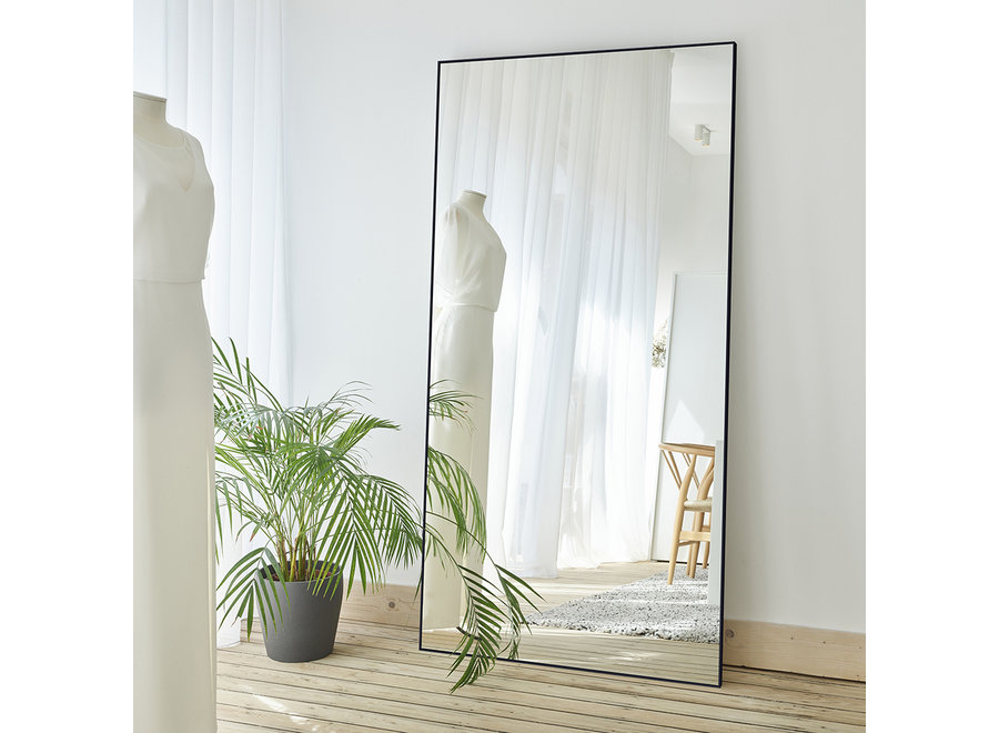 Miroir 'Lucka' Black XXL 100 x 200 cm