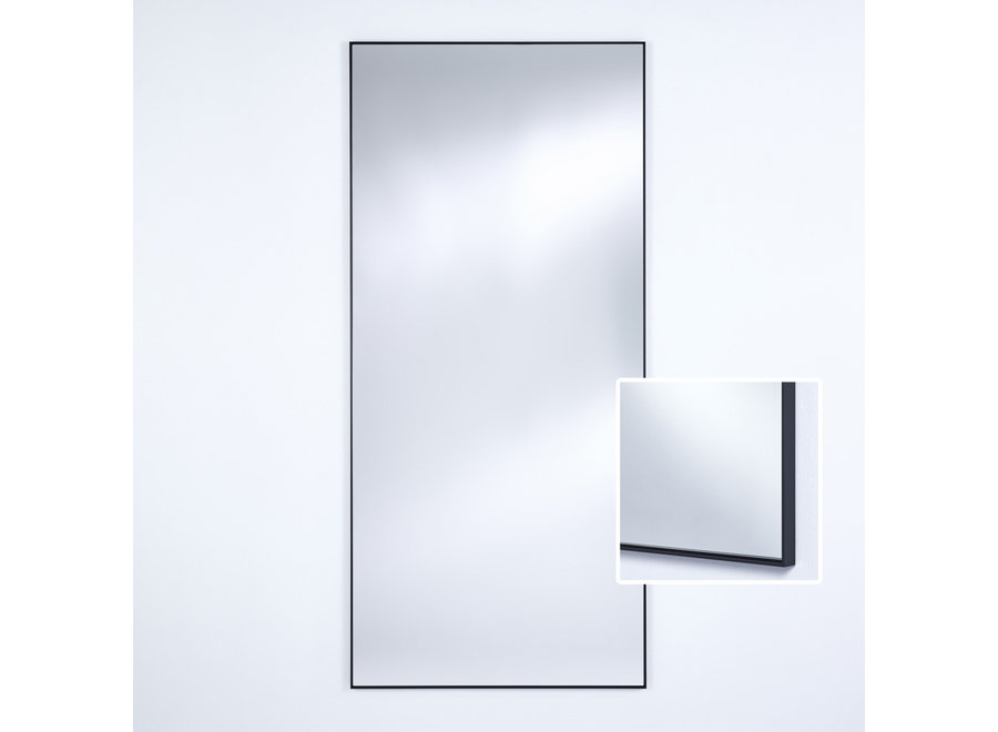 Mirror 'Lucka' Black XL 80 x 175 cm