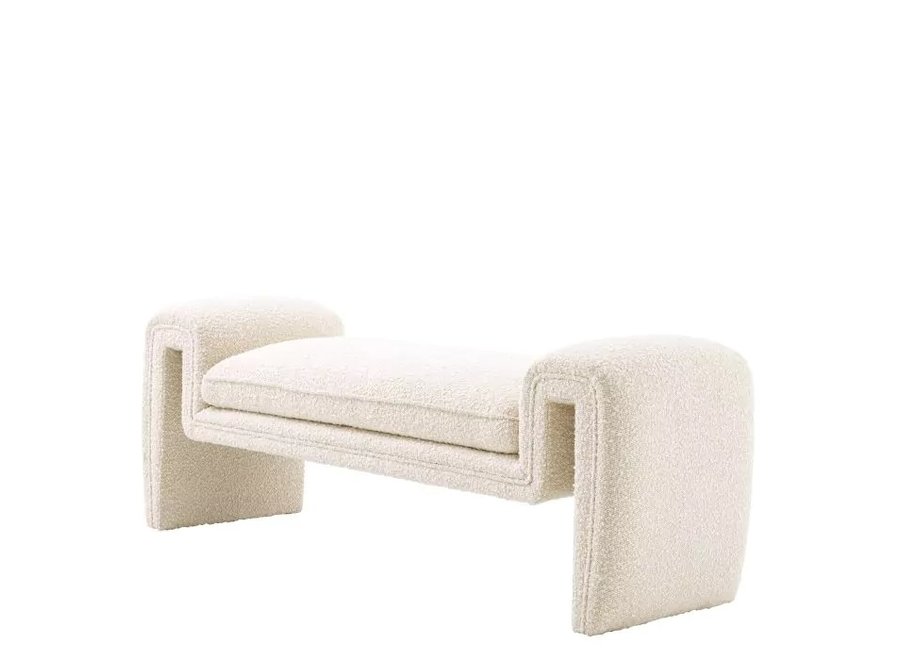 Bench ‘Tondo' - S - Bouclé cream