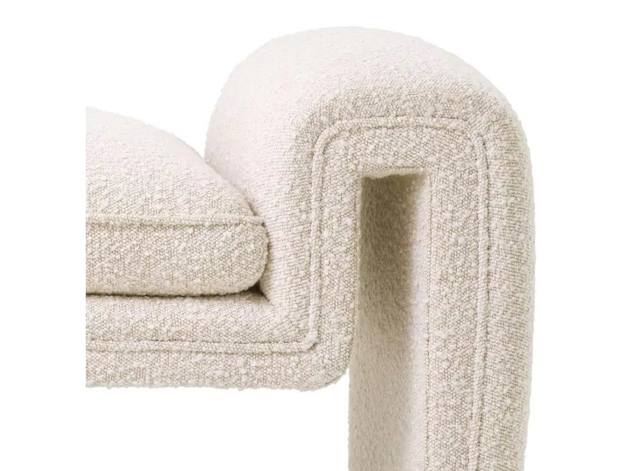 Banc 'Tondo'  - S - Bouclé cream