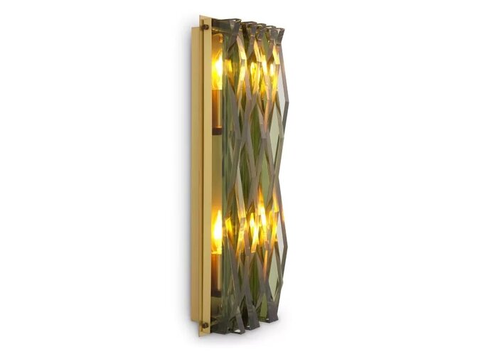 Lampe murale Nuvola - L  - Laiton