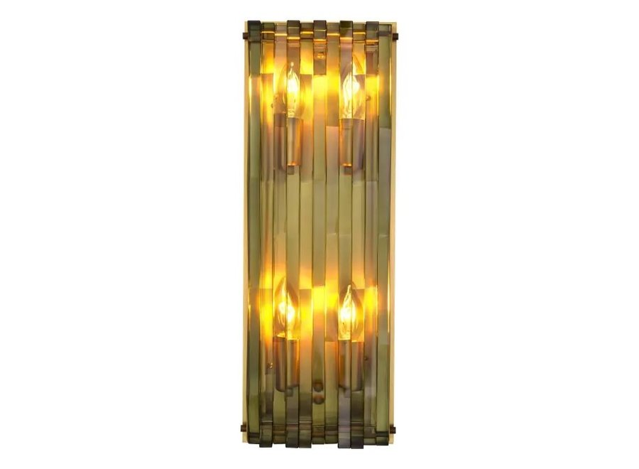 Wandlamp 'Nuvola' - L  - Brass