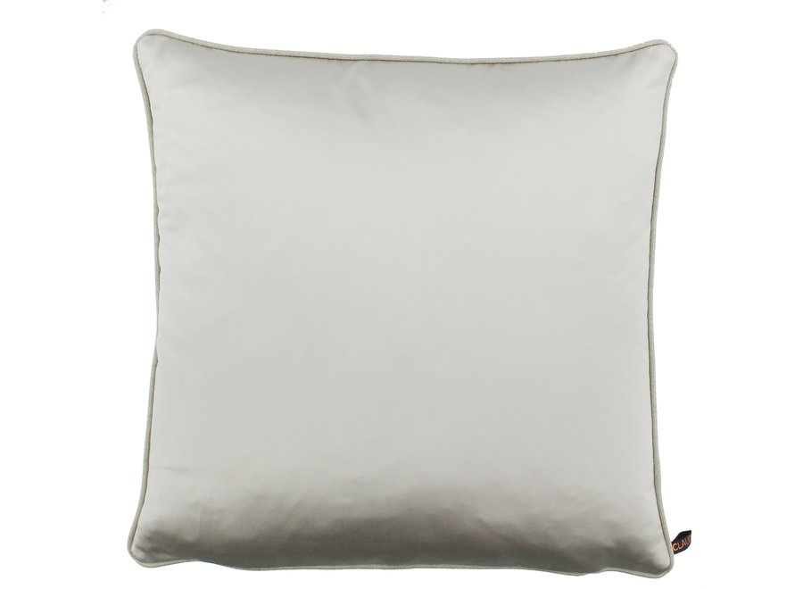 Coussin Dafne Off White + Piping Sand