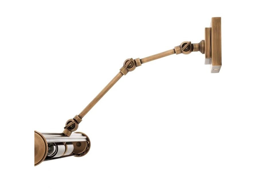 Wall lamp 'Luca' -  Brass - L