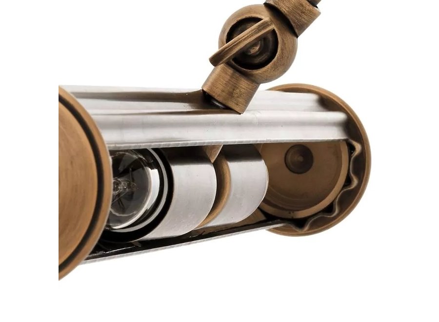 Wandlamp Luca - L - Brass