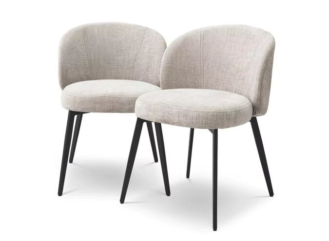 Dining chair Lloyd set of 2 - Sisley beige